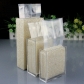 5 pcs Wholesale Clear Vacuum Rice-brick Packaging Bags Plastic Side Gusset Bag of Rice
